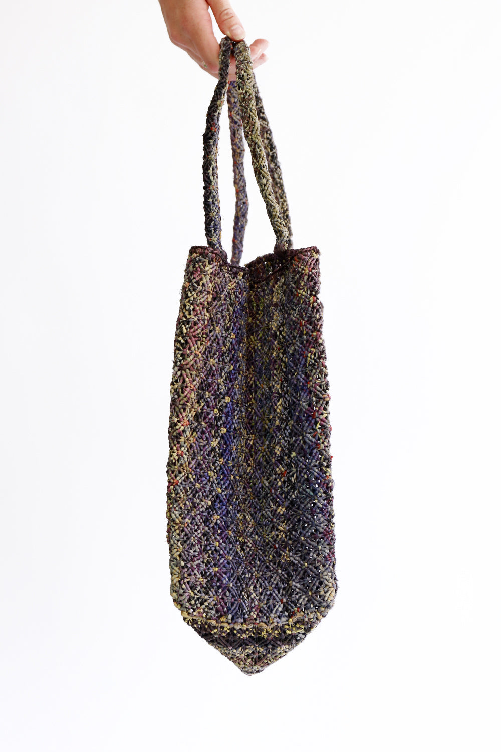 Sophie Digard Woven Raffia Bag Ink