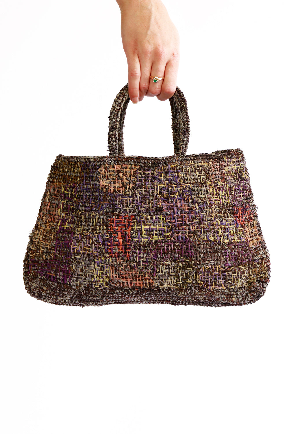 Sophie Digard Small Crocheted Handbag Ink