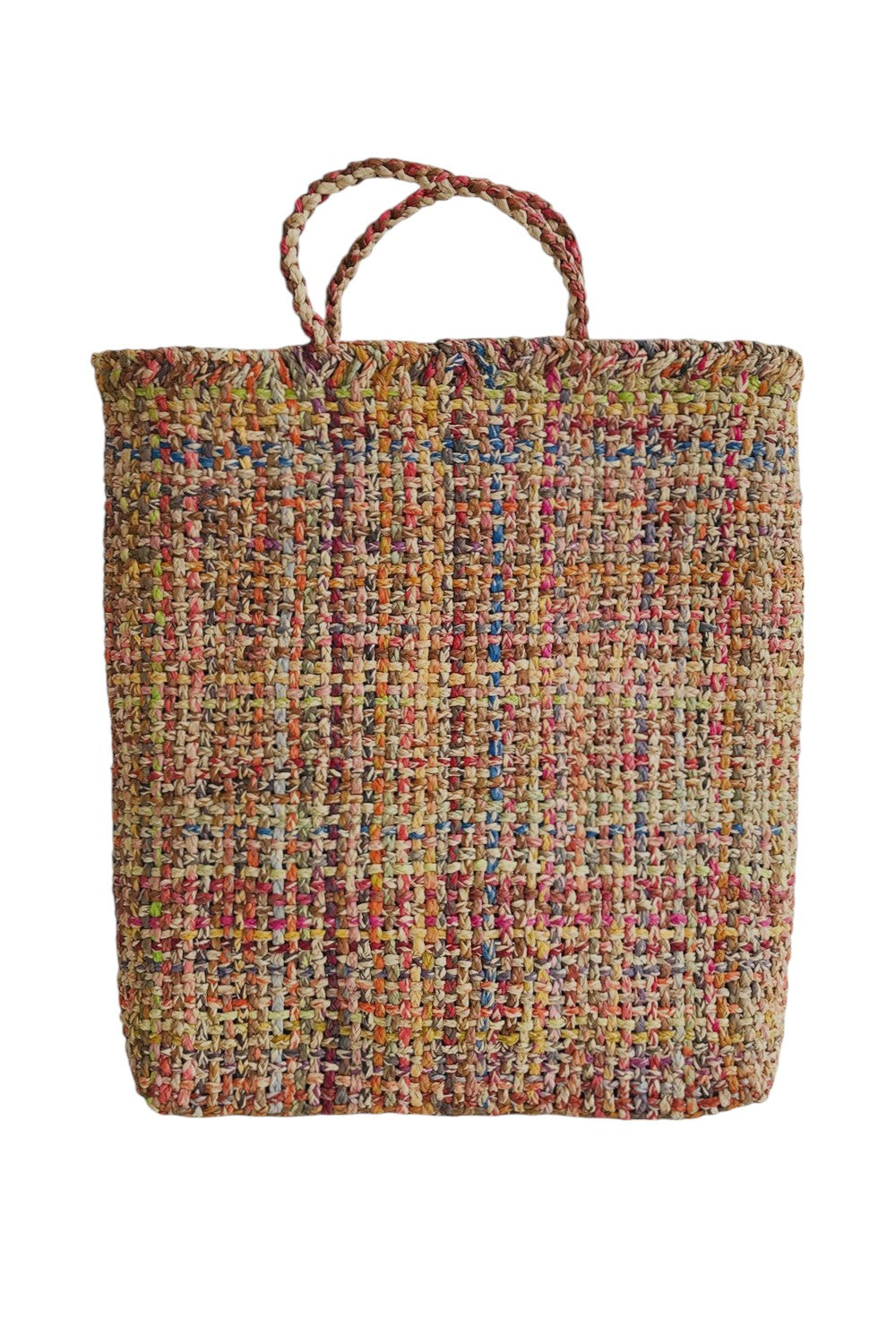 SOPHIE DIGARD LARGE DOUBLE WOVEN RAFFIA BAG