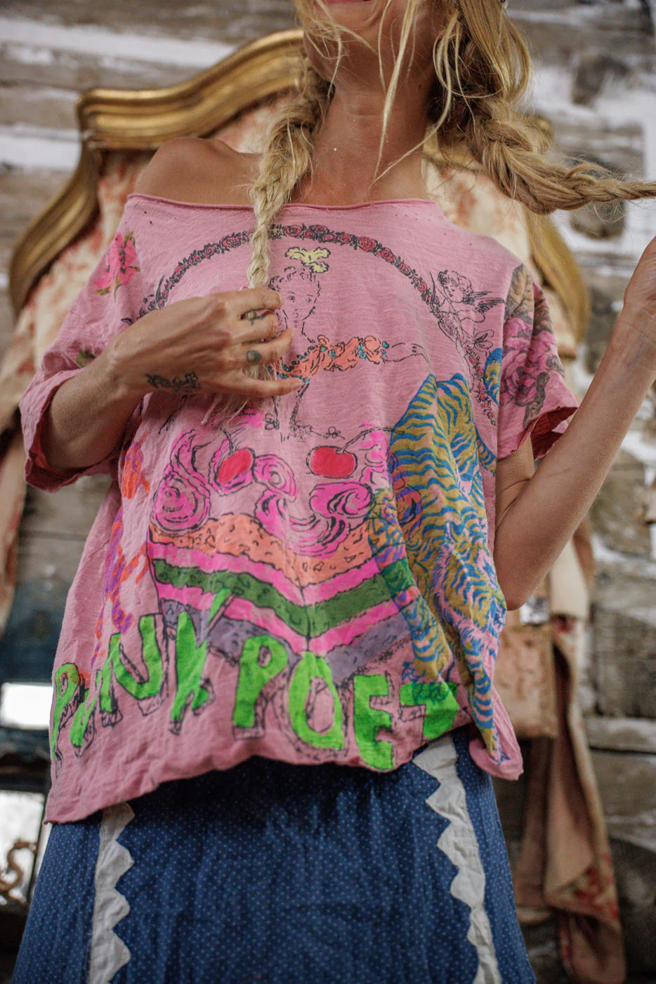 **PO** Magnolia Pearl Punk Poet T Top 2679 I Want Candy