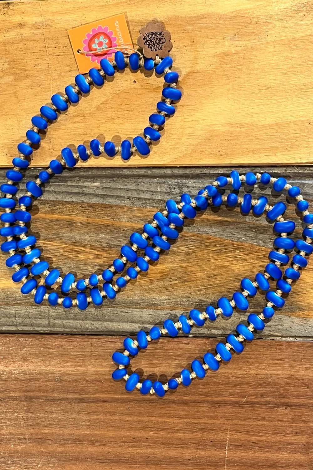 Anna Chandler Jellybean Necklace Ultramarina