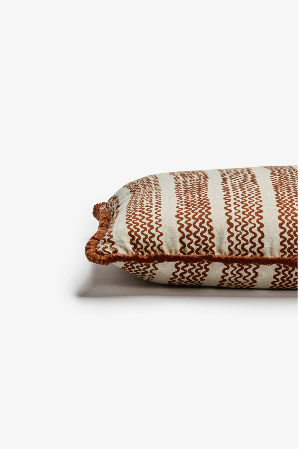 Bonnie and Neil Mini Wave Cocoa 60cm Cushion