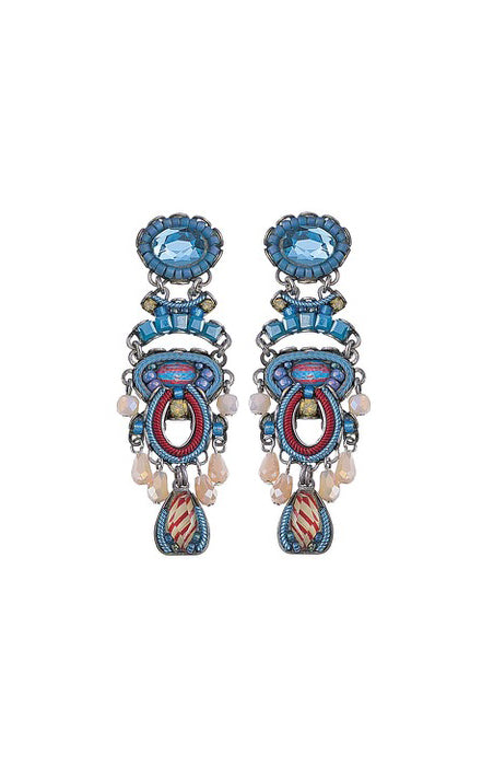 AYALA BAR 1420 LIGHT BLUE EARRING Moore Design Collective