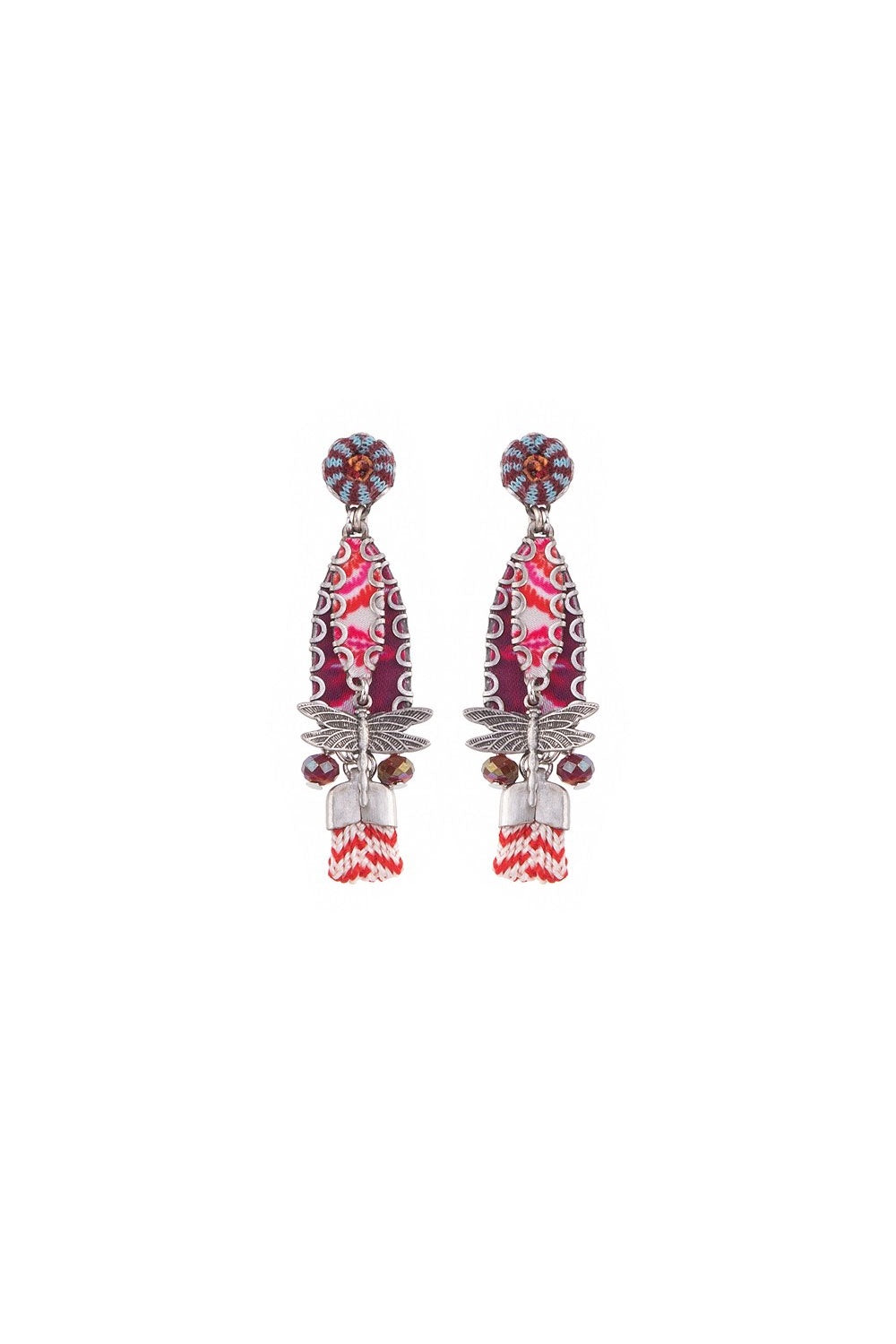 AYALA BAR H1199 EARRINGS PURPLE Moore Design Collective