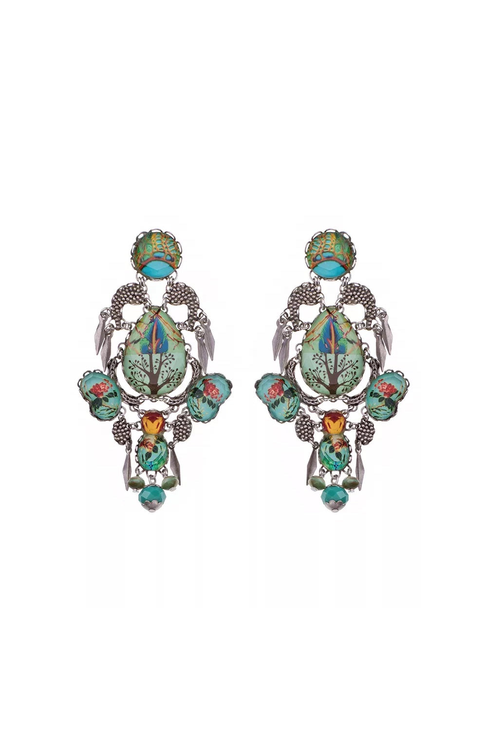 AYALA BAR CLOVER BLOOMS AGLAIA EARRINGS