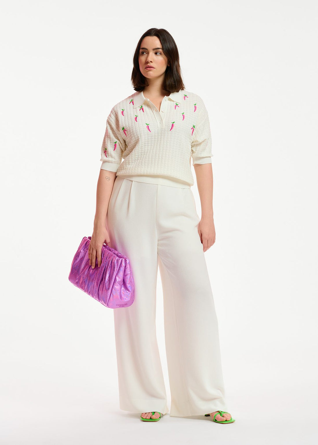 ESSENTIEL ANTWERP DUTCH WIDE LEG PANTS