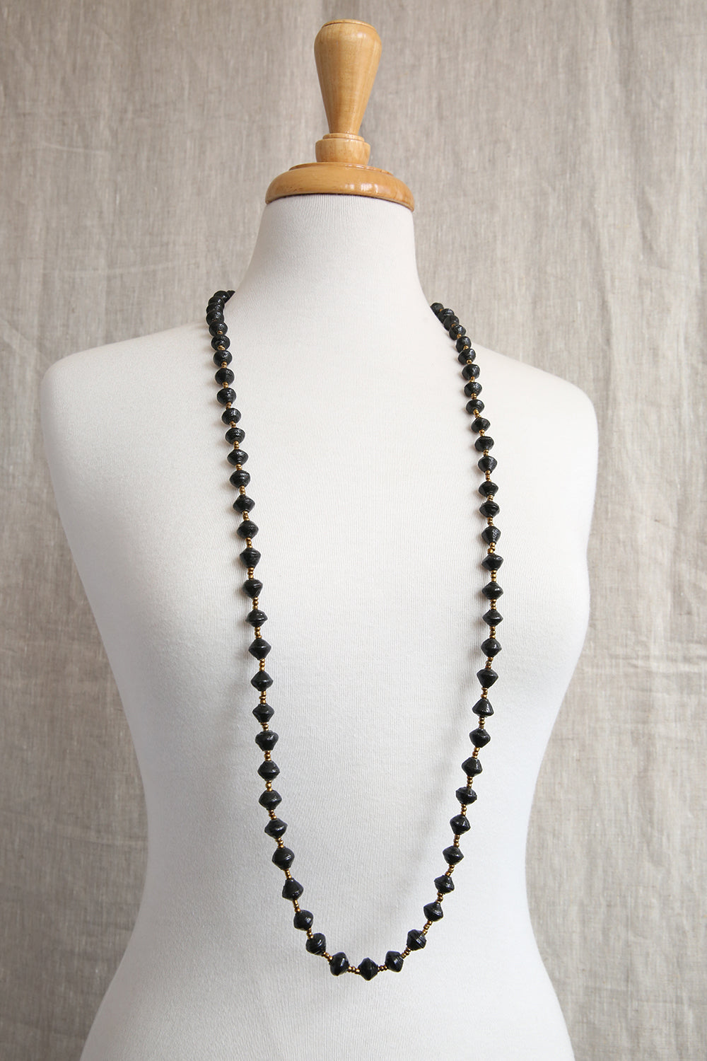 AFRI BEADS LONG SINGLE COLOUR NECKLACE