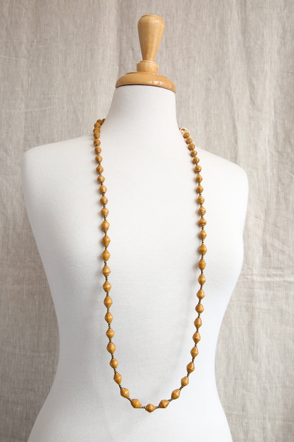 AFRI BEADS LONG SINGLE COLOUR NECKLACE