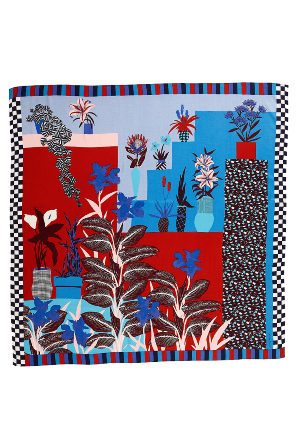 INOUI EDITIONS MEMPHIS SCARF ORANGE
