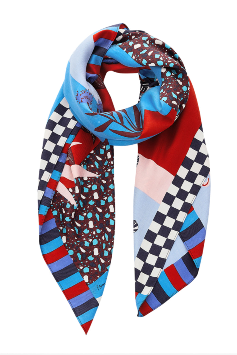 INOUI EDITIONS MEMPHIS SCARF ORANGE