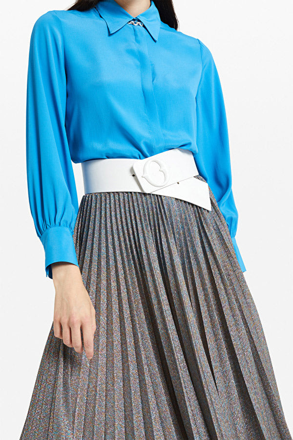 ottodame-DN5749-metallic-skirt-silver