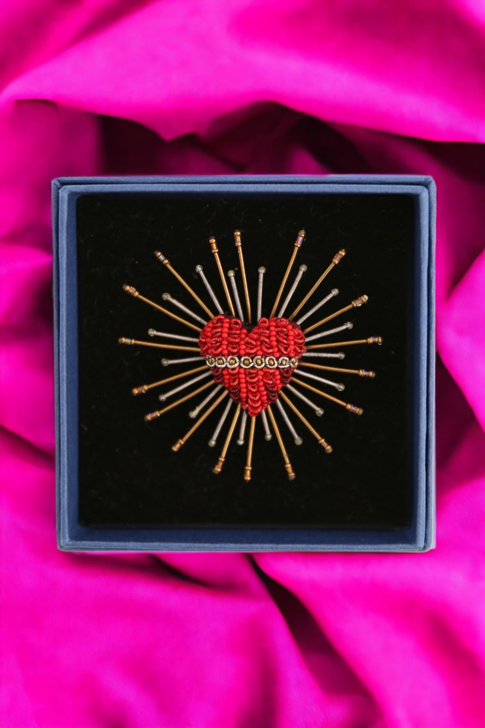 TROVELORE SACRED HEART BROOCH