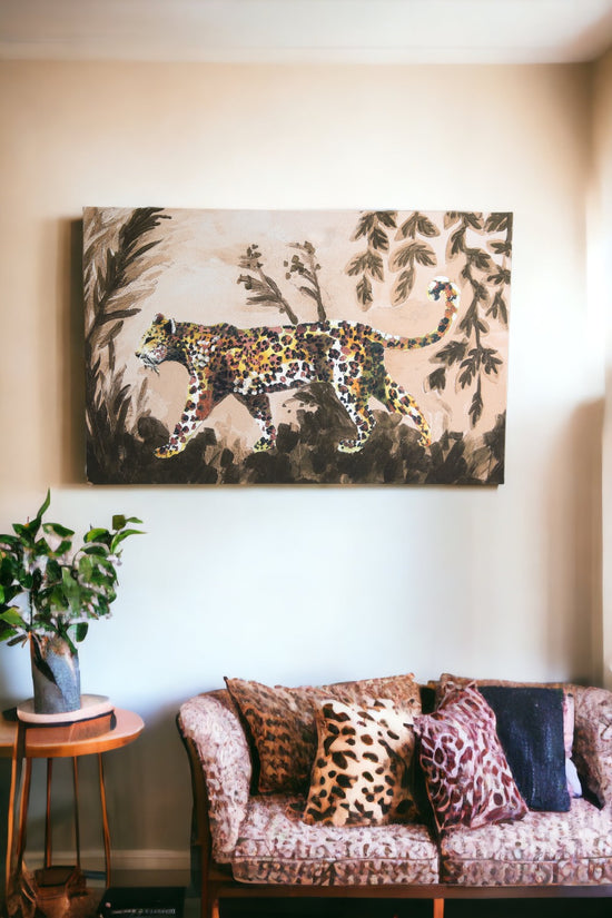 BONNIE AND NEIL CANVAS TIGER PRINT