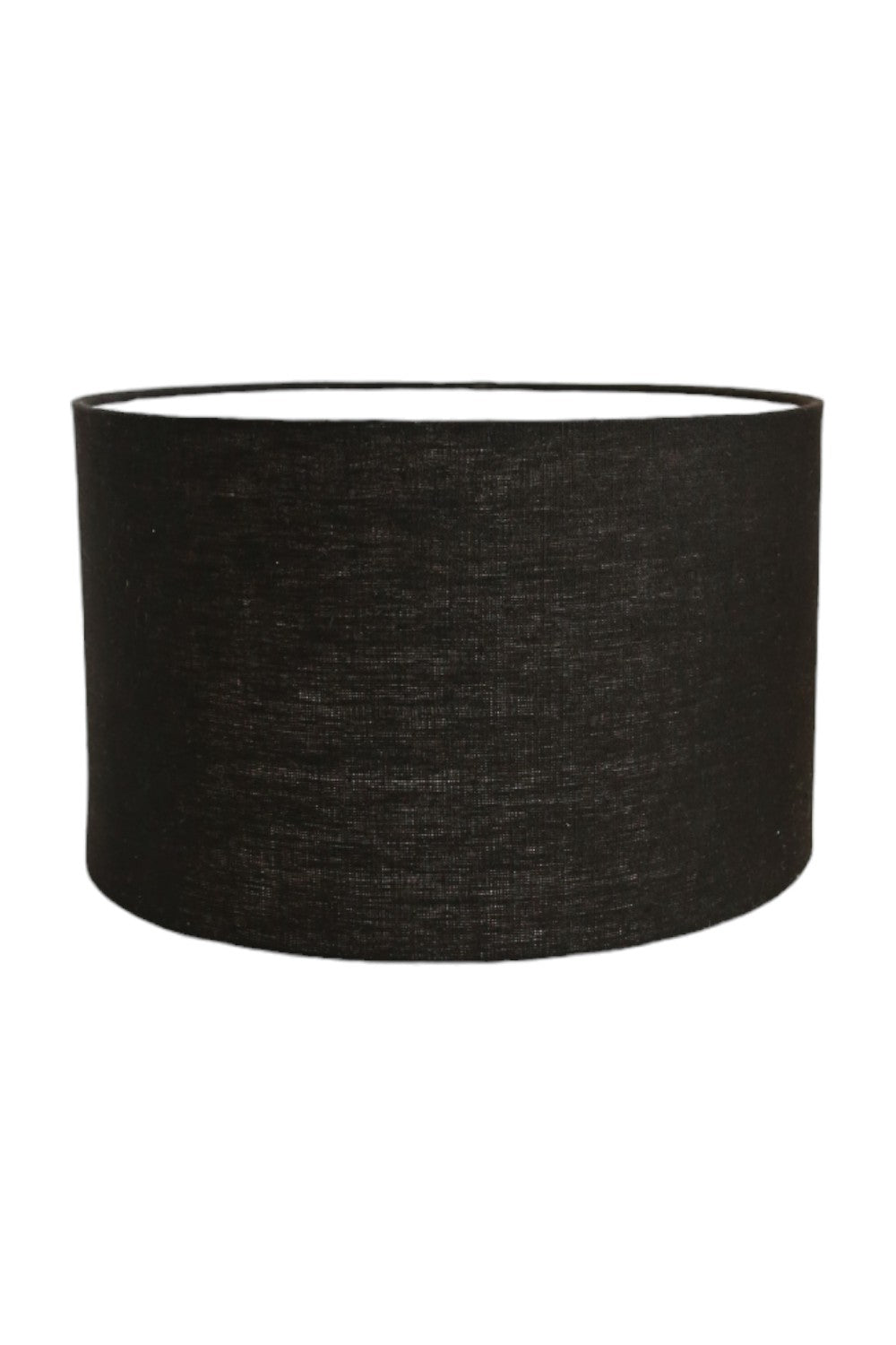 RUBY STAR TRADERS - LINEN DRUM LAMPSHADE BLACK