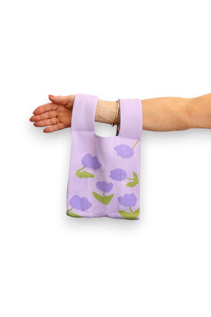 LE SAC BAG LAVENDER FLOWERS