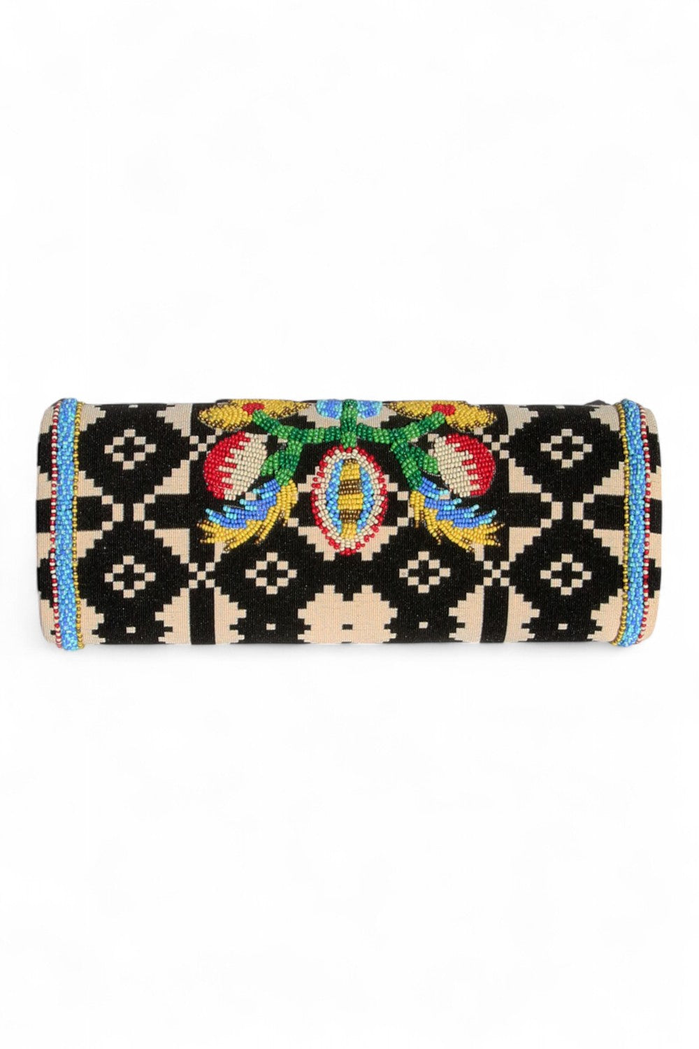 Akbar Delights Handcrafted Beaded Clutch Bag Multi