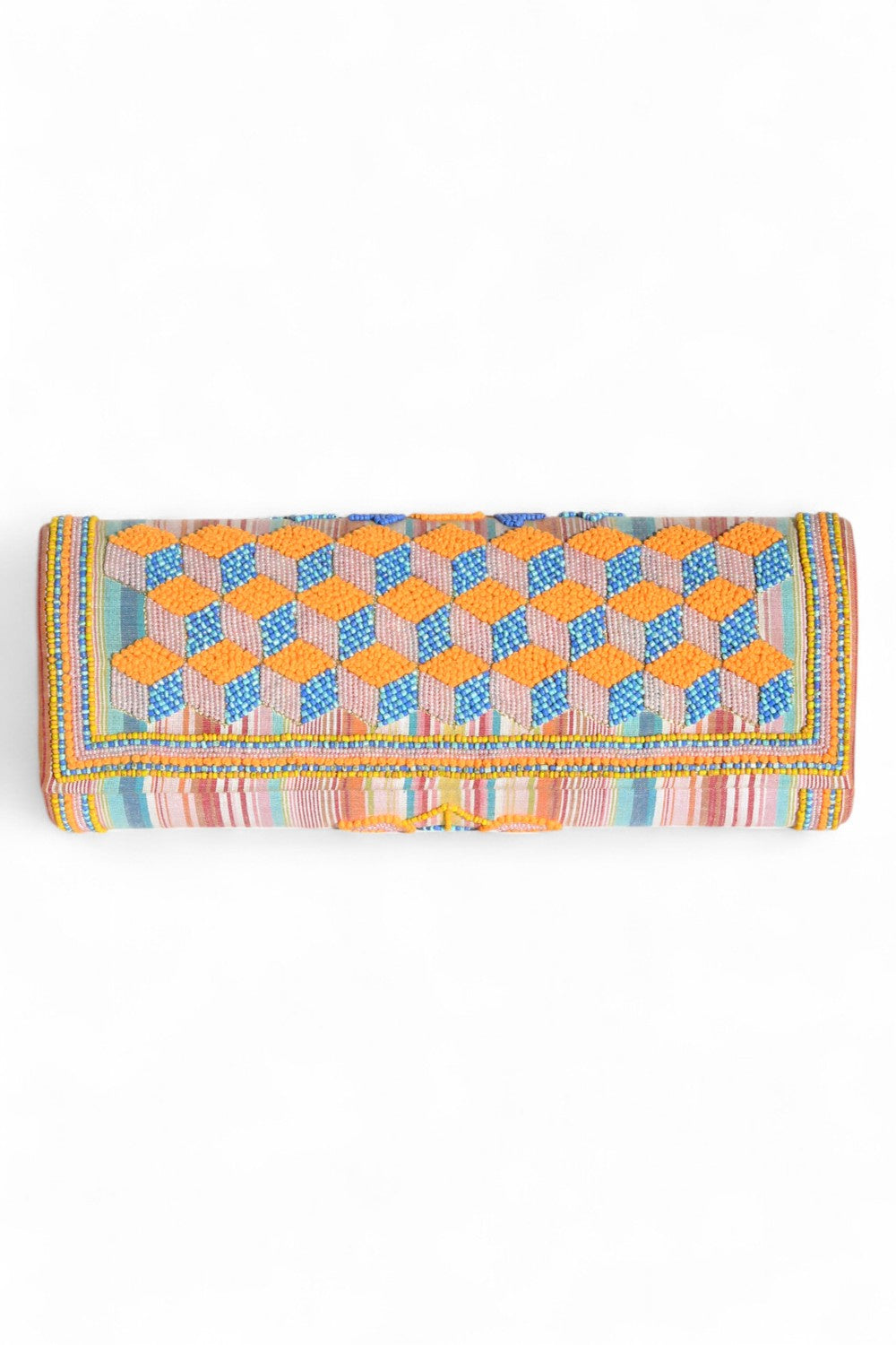 Akbar Delights Handcrafted Beaded Clutch Bag Cubes