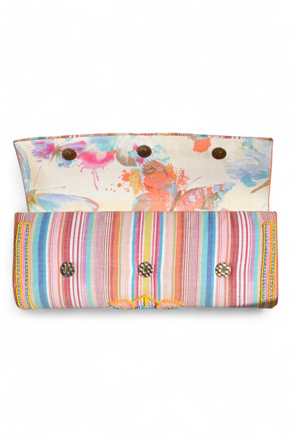Akbar Delights Handcrafted Beaded Clutch Bag Cubes