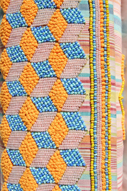 Akbar Delights Handcrafted Beaded Clutch Bag Cubes