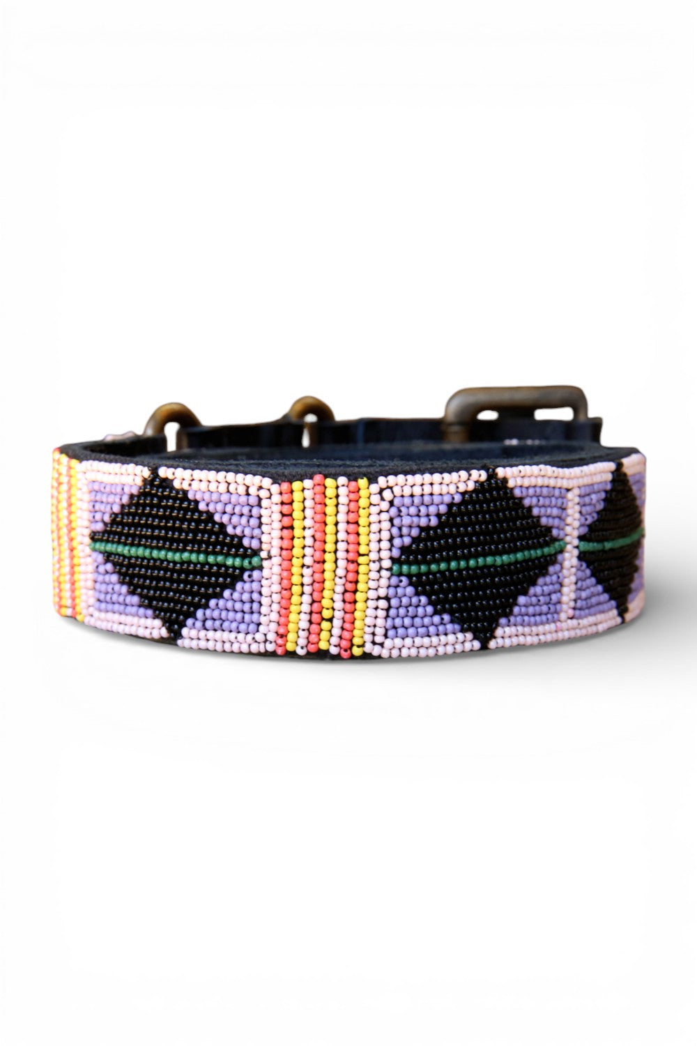 Antik Batik Leather Beaded Belt