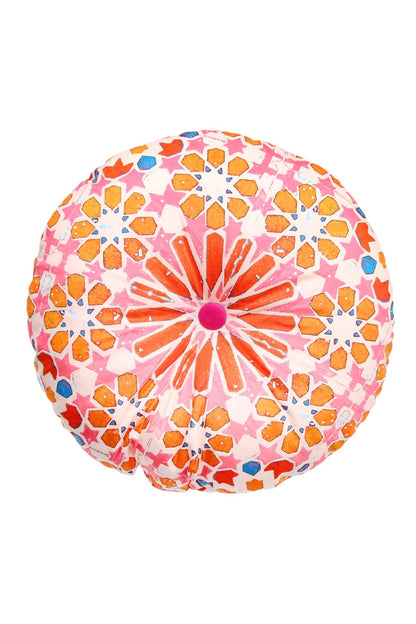 Anna Chandler Velvet Round Cushion Marrakesh Express