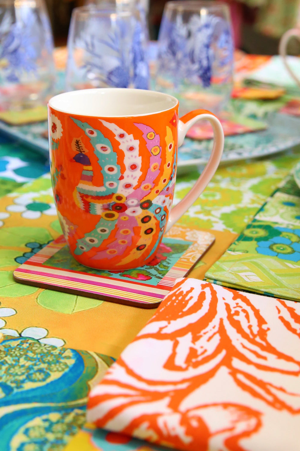 ANNA CHANDLER MUG SET OF 4 MEXICANA