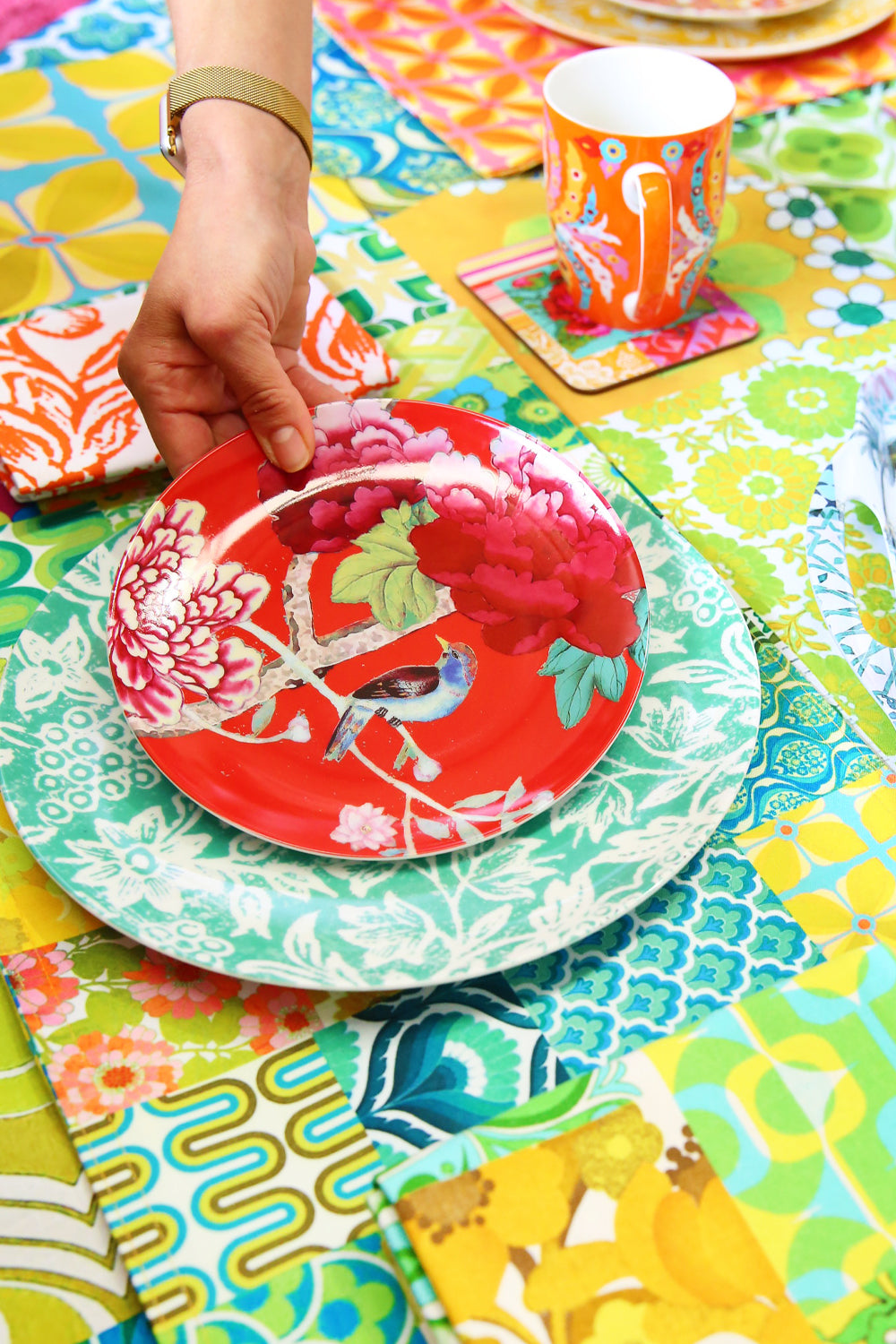 ANNA CHANDLER CANVAS PLACEMAT 70&