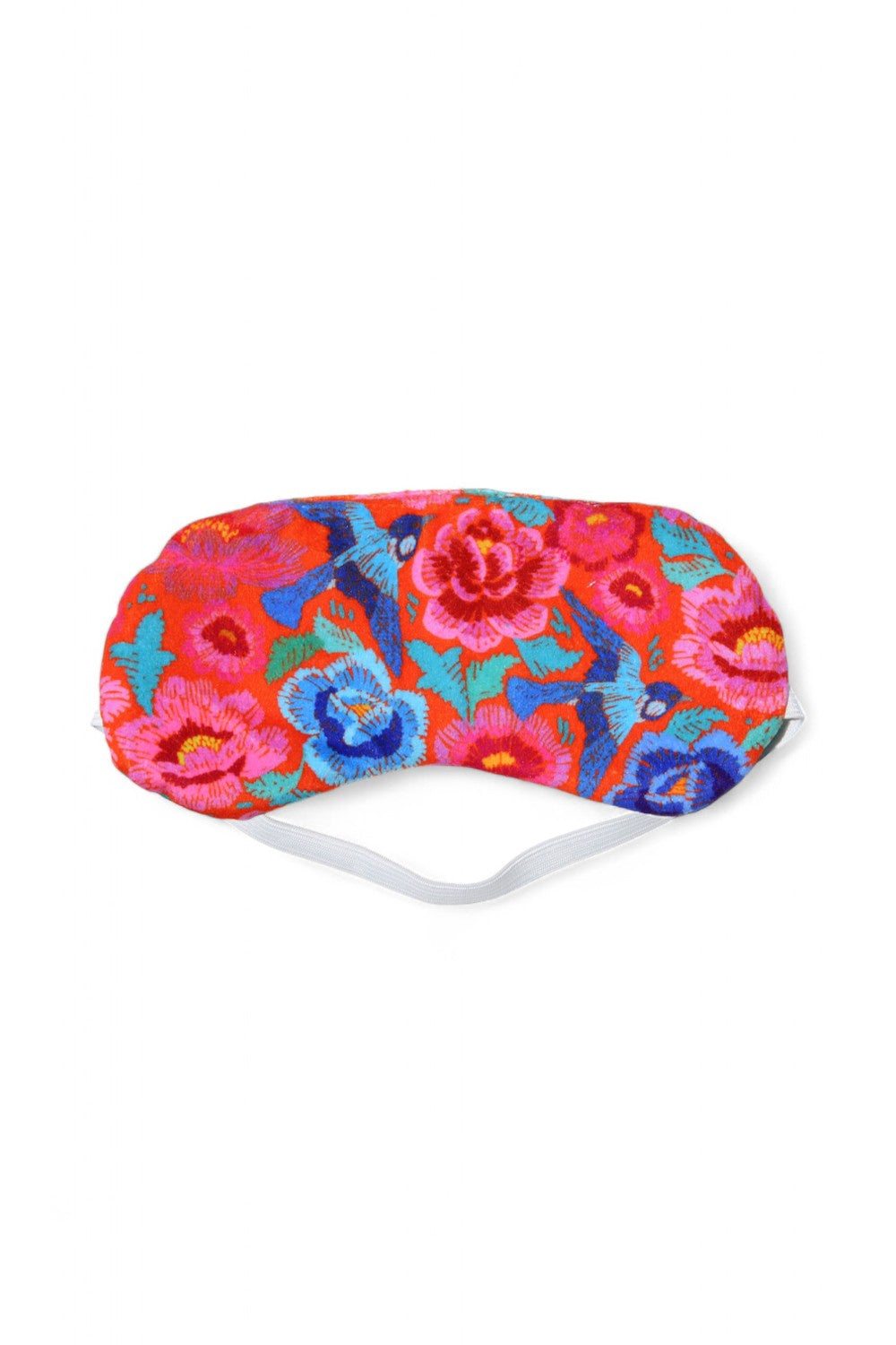 Anna Chandler Velvet Eye Mask Birds and Roses