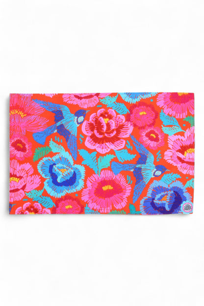 Anna Chandler Canvas Placemat Birds and Roses