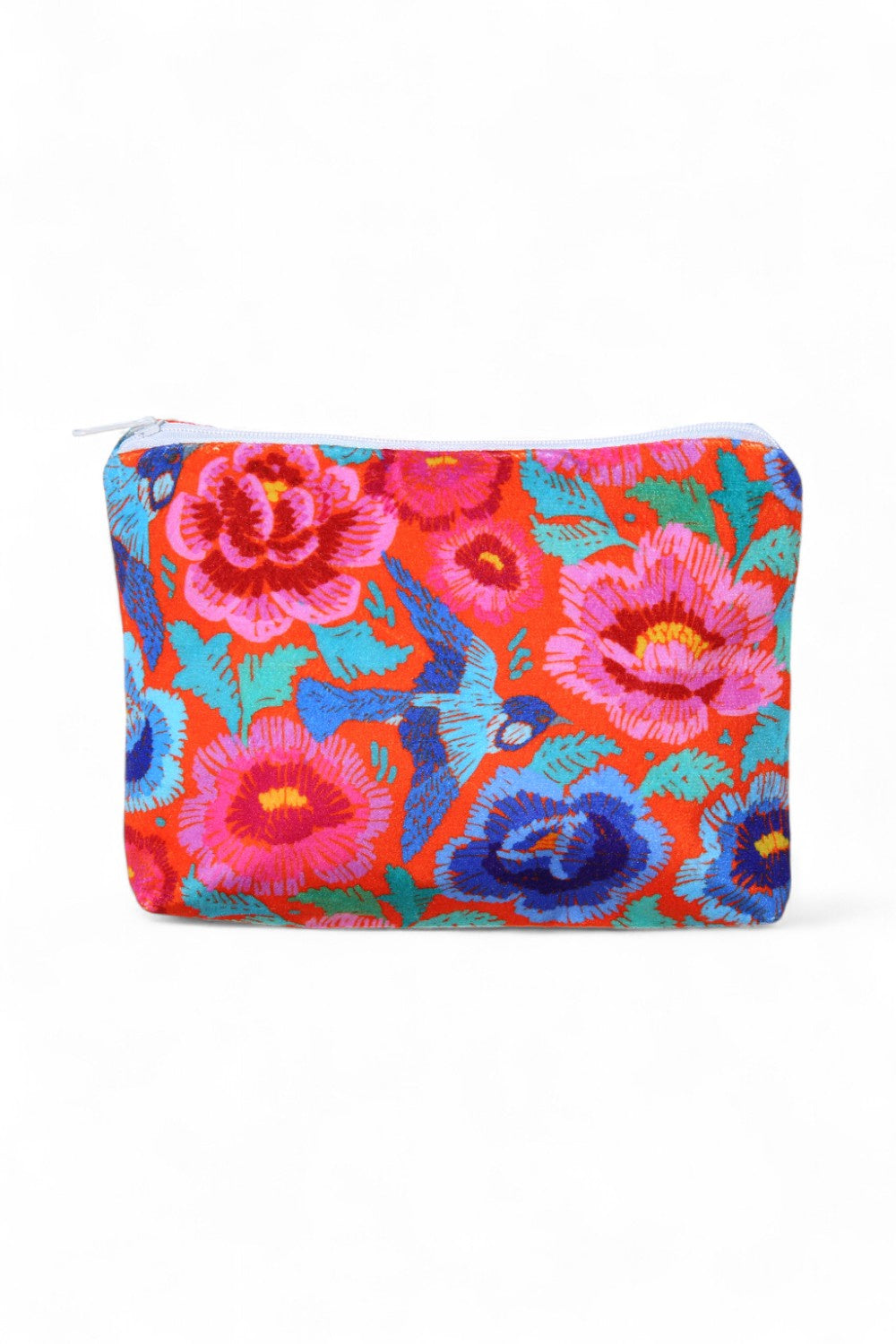 Anna Chandler Velvet Purse Birds and Roses