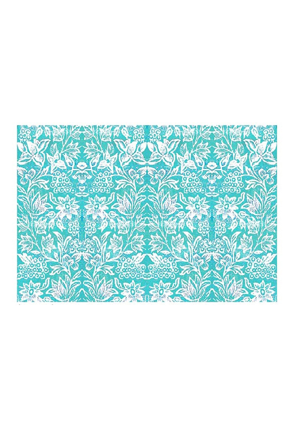 ANNA CHANDLER CANVAS PLACEMAT TURQUOISE BIRDS