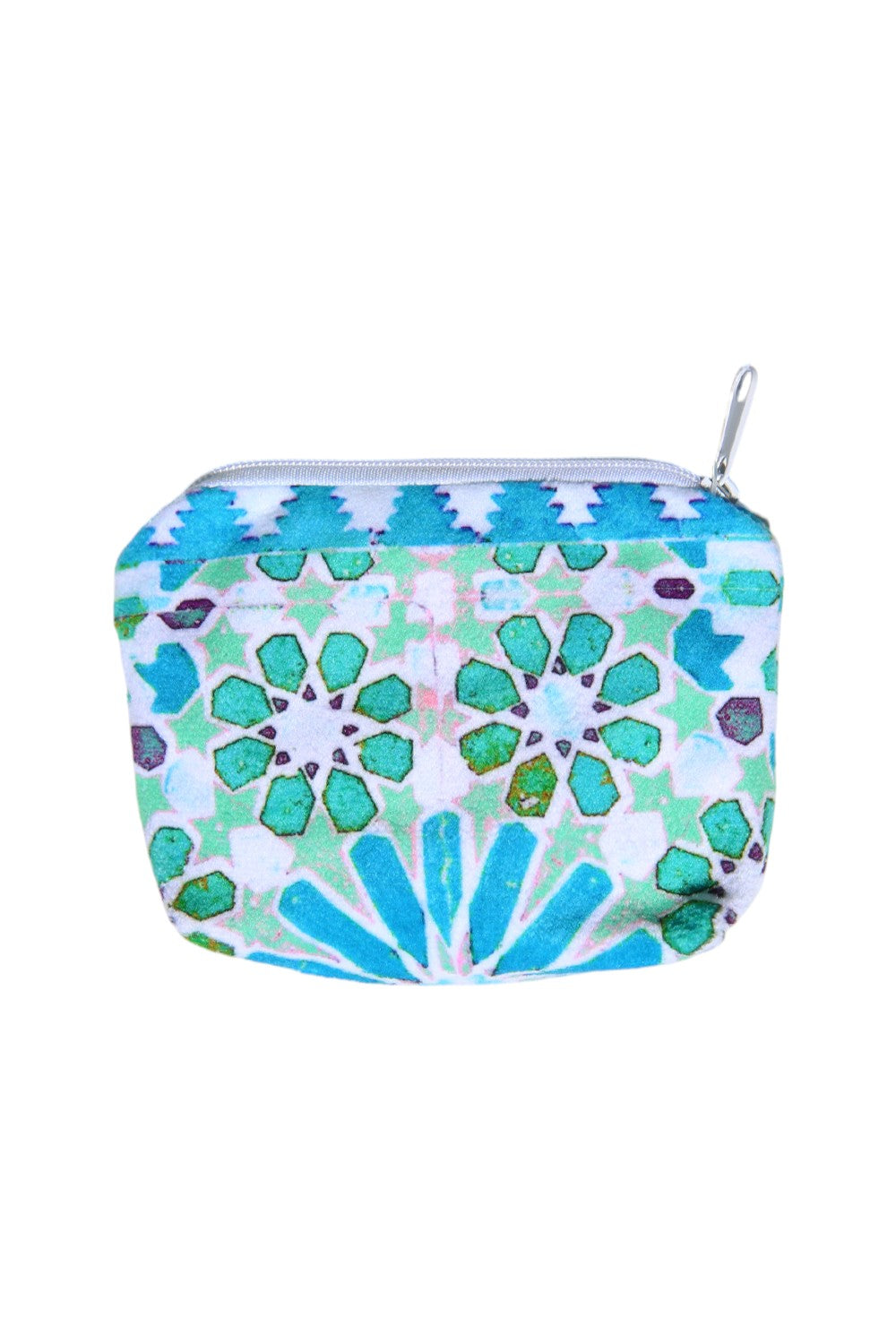 ANNA CHANDLER VELVET CHANGE PURSE CASABLANCA TILE