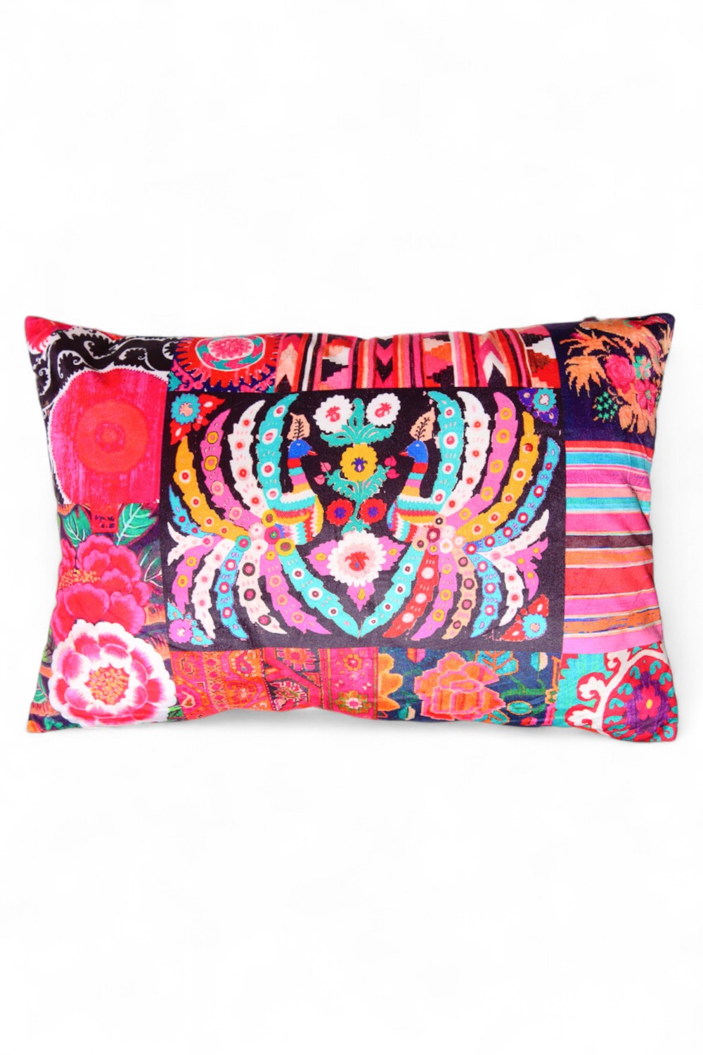ANNA CHANDLER VELVET RECTANGLE CUSHION KARABAGH