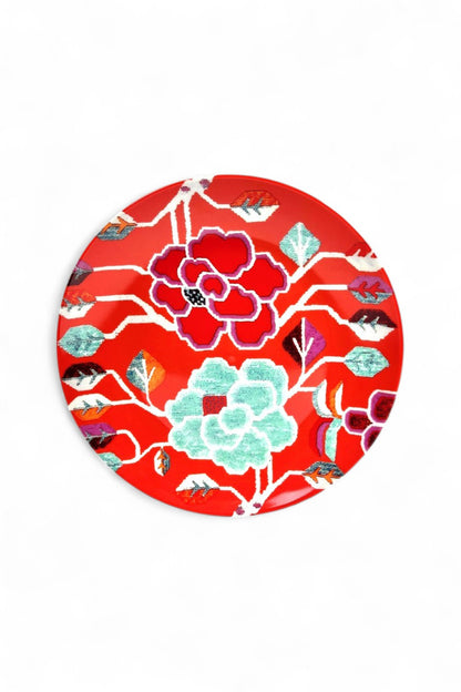 ANNA CHANDLER DESSERT PLATE SET FLOWER CARPET