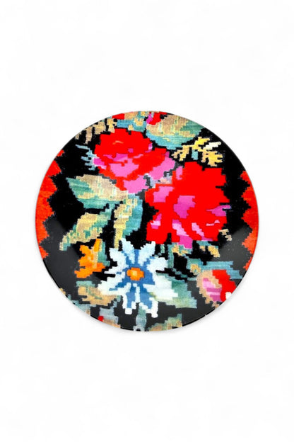 ANNA CHANDLER DESSERT PLATE SET FLOWER CARPET