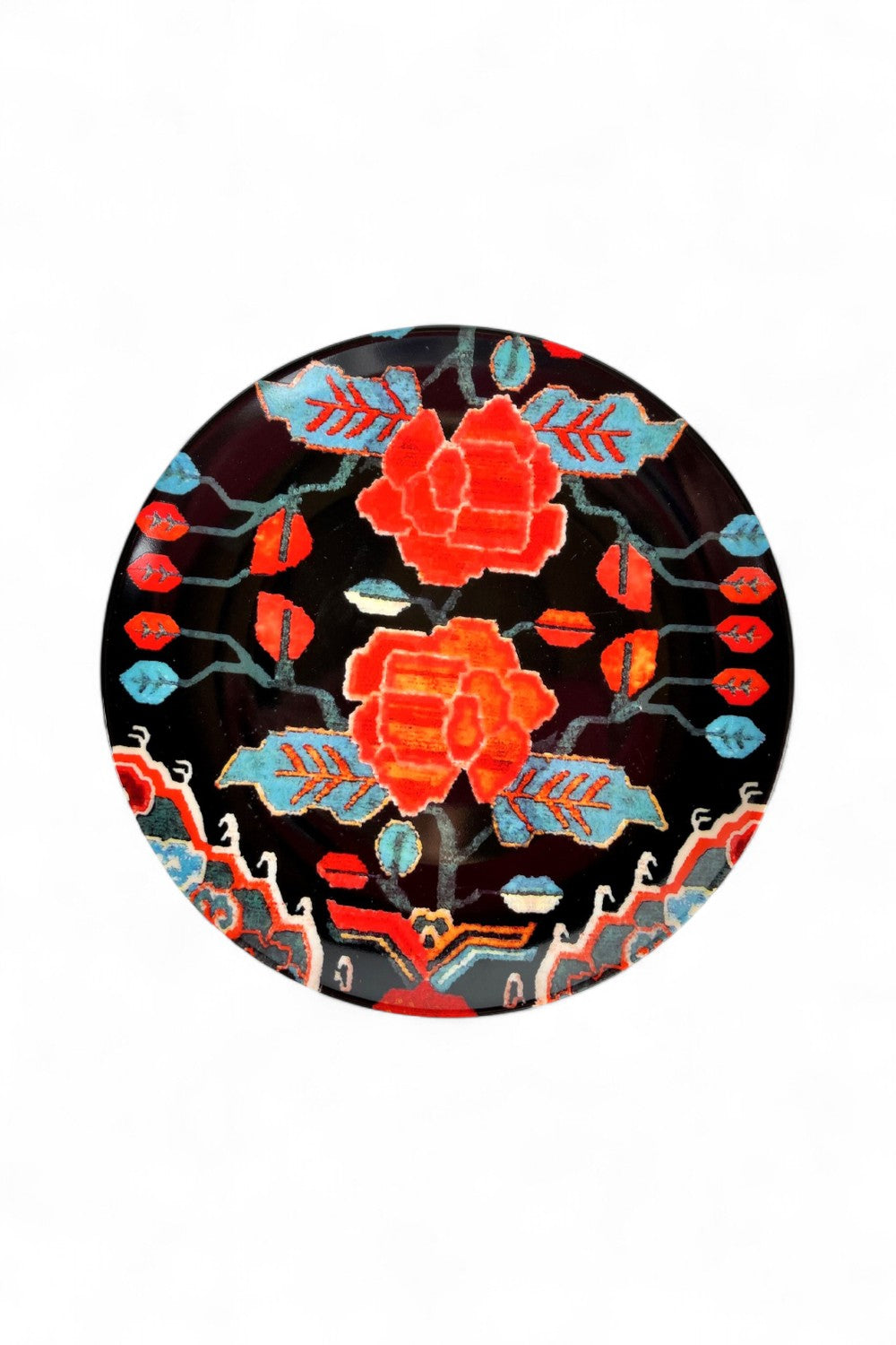 ANNA CHANDLER DESSERT PLATE SET FLOWER CARPET