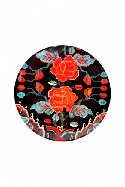 ANNA CHANDLER DESSERT PLATE SET FLOWER CARPET