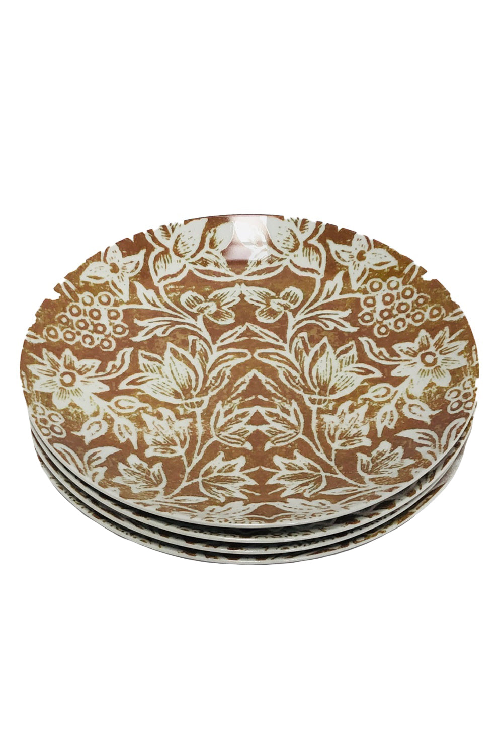 ANNA CHANDLER DINNER PLATE SET SPICE ISLAND TUMERIC