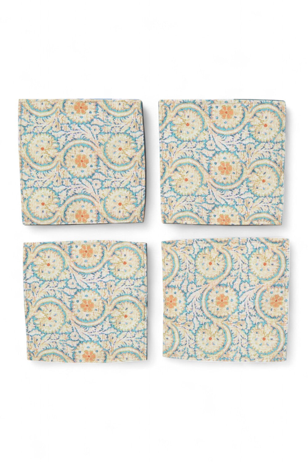 Anna Chandler Canvas Coaster Set of 4 Faded Grandeur