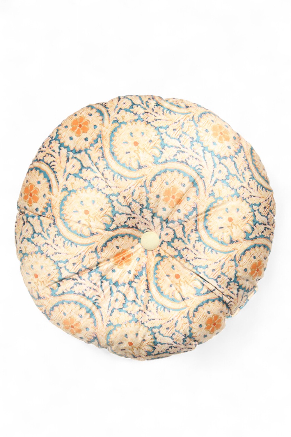Anna Chandler Velvet Round Cushion Faded Grandeur