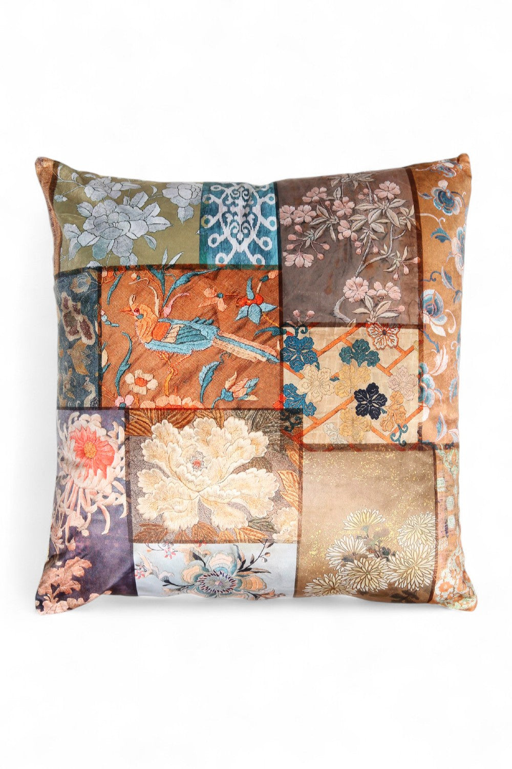 Anna Chandler Velvet Square Cushion Faded Grandeur