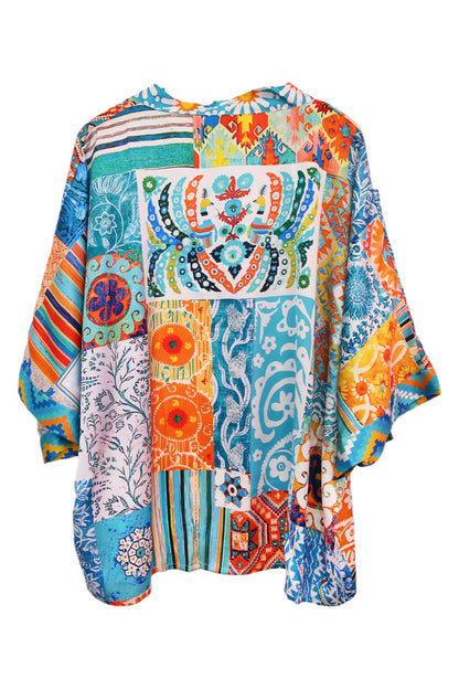 ANNA CHANDLER KIMONO TOP BUKHARA