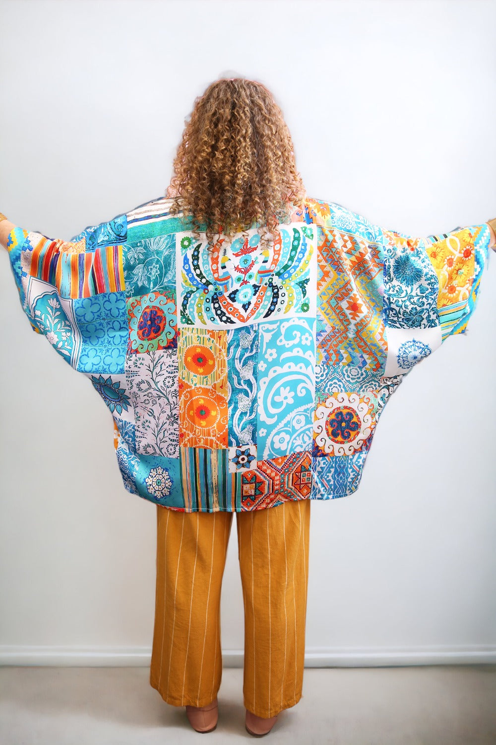 ANNA CHANDLER KIMONO TOP BUKHARA