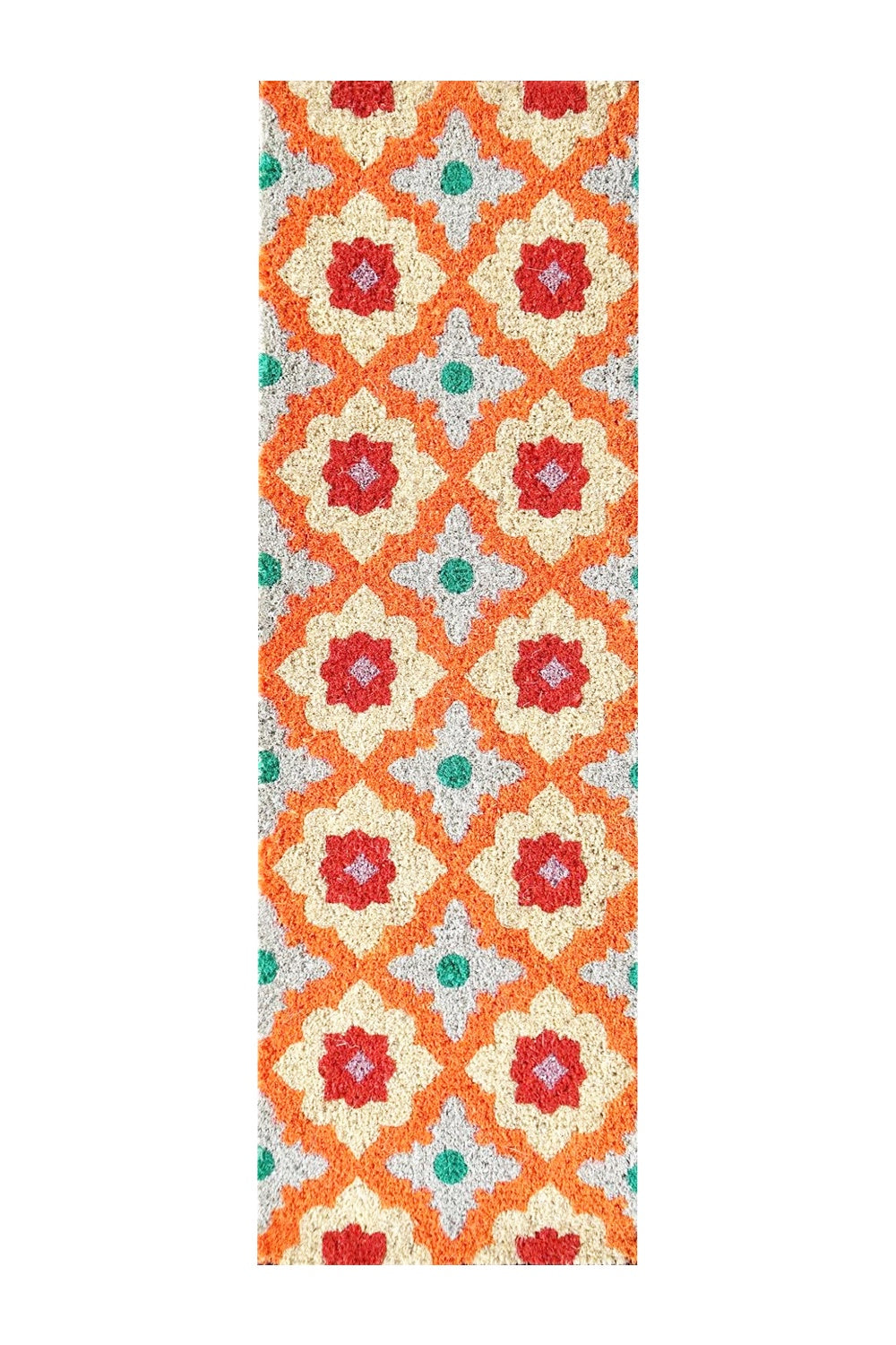 ANNA CHANDLER COIR DOORMAT FLORENTINE TAN LONG