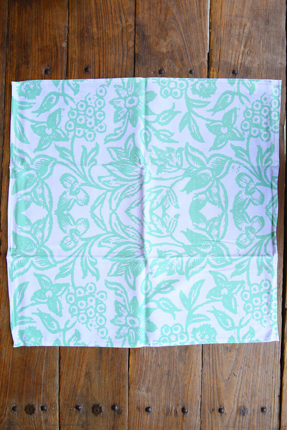 Anna Chandler Cotton Napkin Set Of 4 Mint