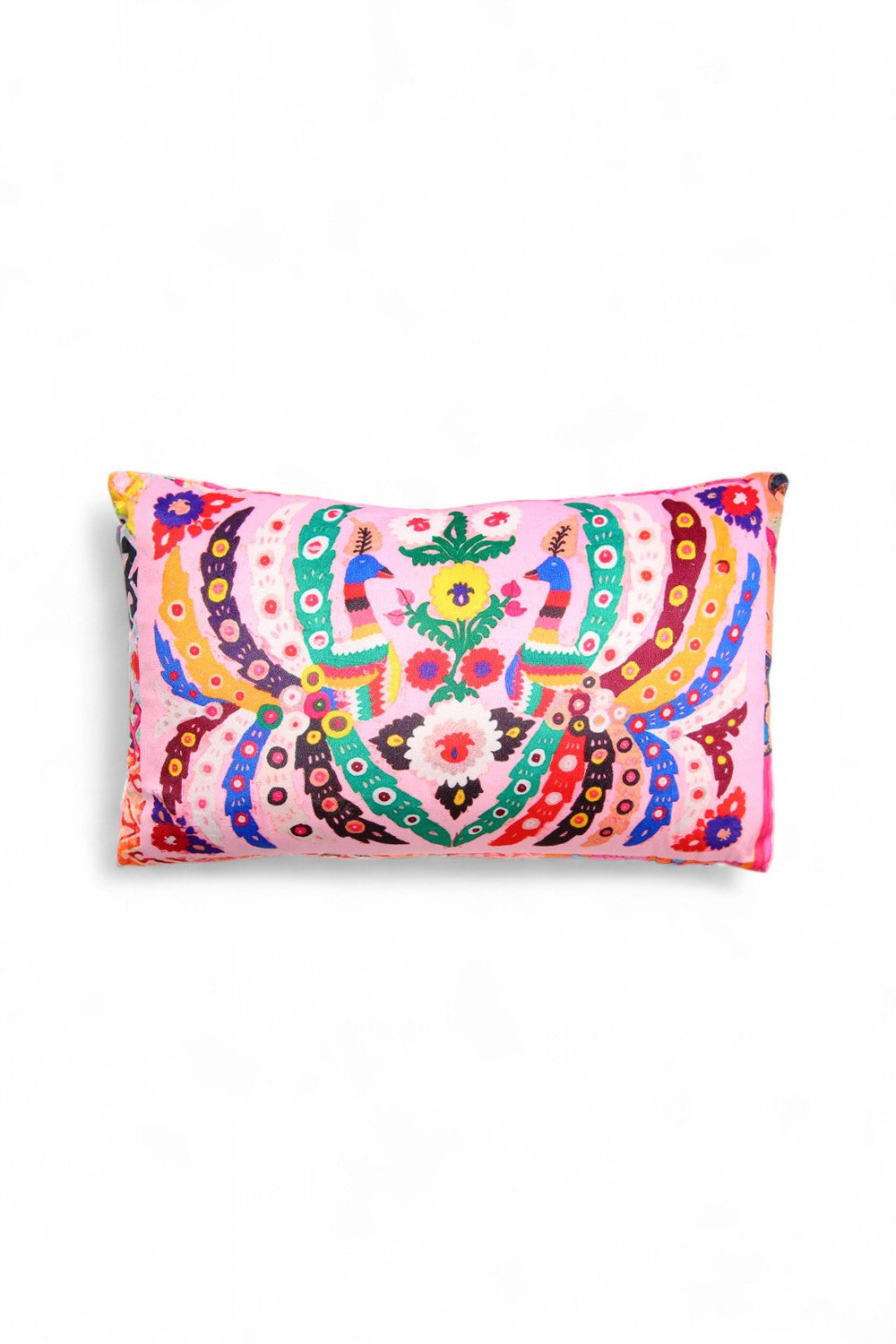 ANNA CHANDLER VELVET CUSHION SMALL RECTANGLE SILK ROAD