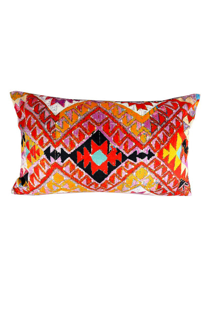 ANNA CHANDLER VELVET CUSHION SMALL RECTANGLE KARABAGH