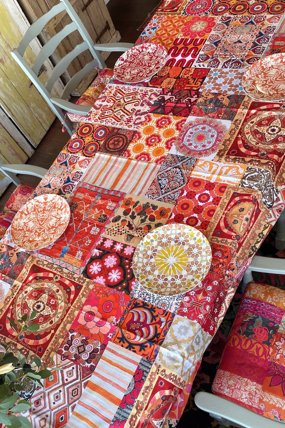 ANNA CHANDLER CANVAS TABLECLOTH MARRAKESH EXPRESS