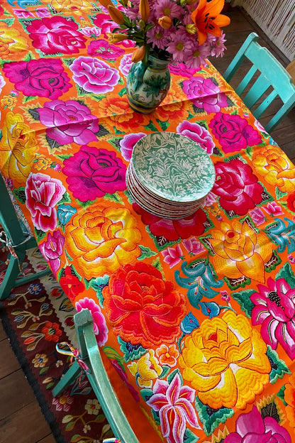 ANNA CHANDLER CANVAS TABLECLOTH MEXICANA