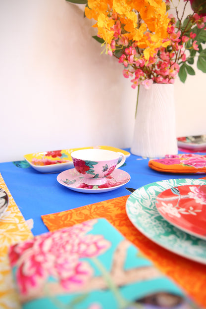 ANNA CHANDLER TEA CUP AND SAUCER SET PINK